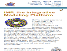 Tablet Screenshot of integrativemodeling.org